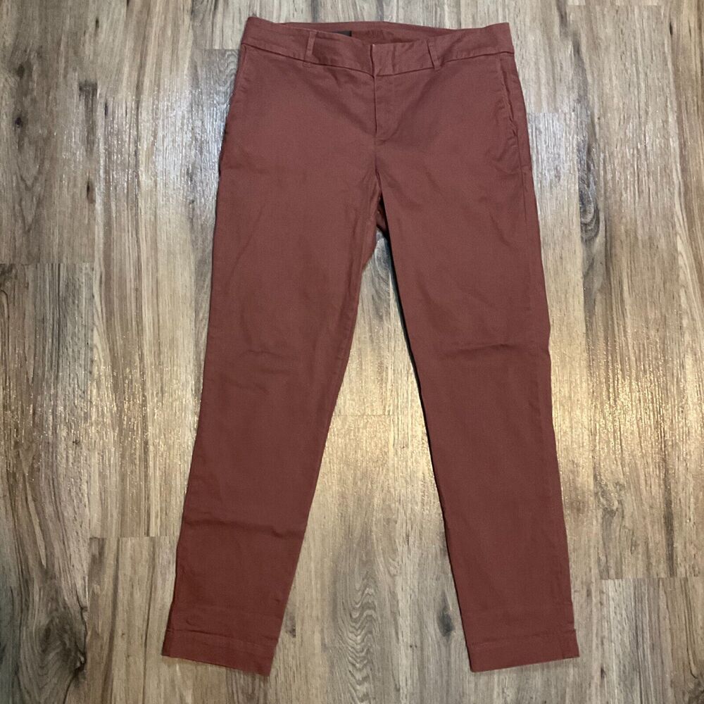 Kut From‎ The Kloth Size 10 Trouser Skinny Pants Mauve Mid Rise Chinos